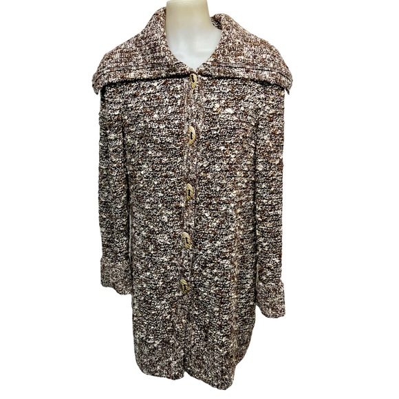 St. John Jackets & Blazers - ST. JOHN SPORT Oversized Small Sweater Cardigan Duster Long  Wool Blend